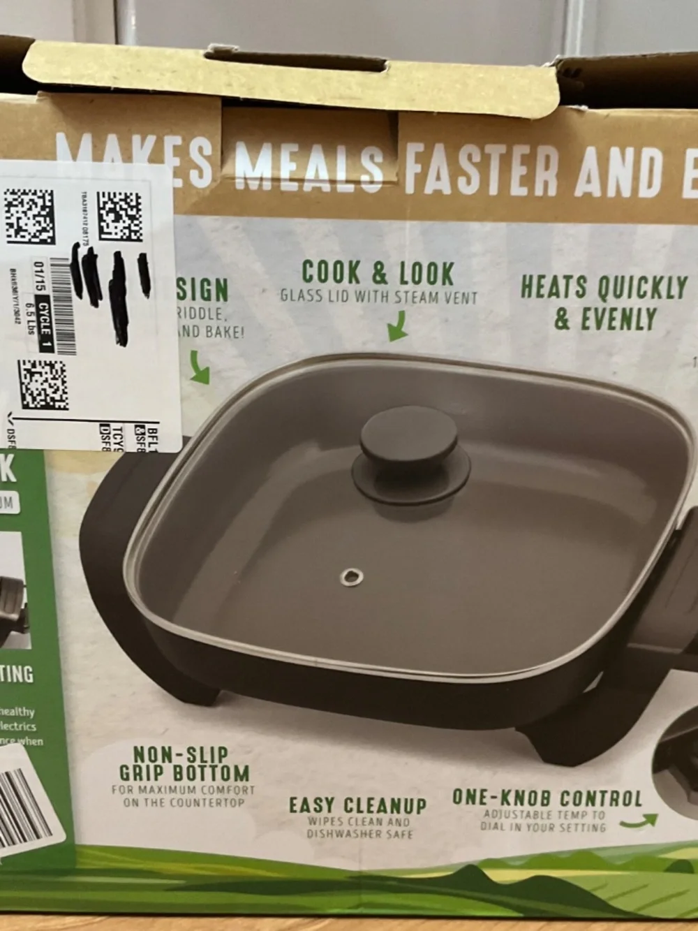 GREENLIFE HEALTHY POWER 5-In-1 ELECTRIC SKILLET